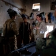 US Marines talk with an Afghan man in Lakari Bazaar, Garmsir District. Kate Holt.