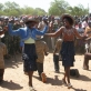Women who work for UNMIS dance at the celebration held for UN peacekeepers Day. Kate Holt.