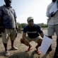 Fodé Luceny Camara, an Earthwatch volunteer from Guinea , Dr Bernard Kirui, a Kenyan scientist. Kate Holt.