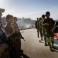 Members of the Afghan National Police (ANP) undergo training by Canadian Forces. Kate Holt.