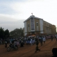 People celebrate the ordination of two priests outside the juba Cathedral Church. Kate Holt.