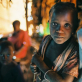 A child who lives in a settlement for Internally Displaced People outside of Goma. Kate Holt.