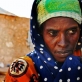 A woman in a refugee settlement in Bossaso, Somalia who comes from the Ogaden region of Ethiopia. Kate Holt.