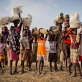 Families who have been displaced by ongoing fighting in South Sudan arrive with what few possessions they have. Kate Holt.
